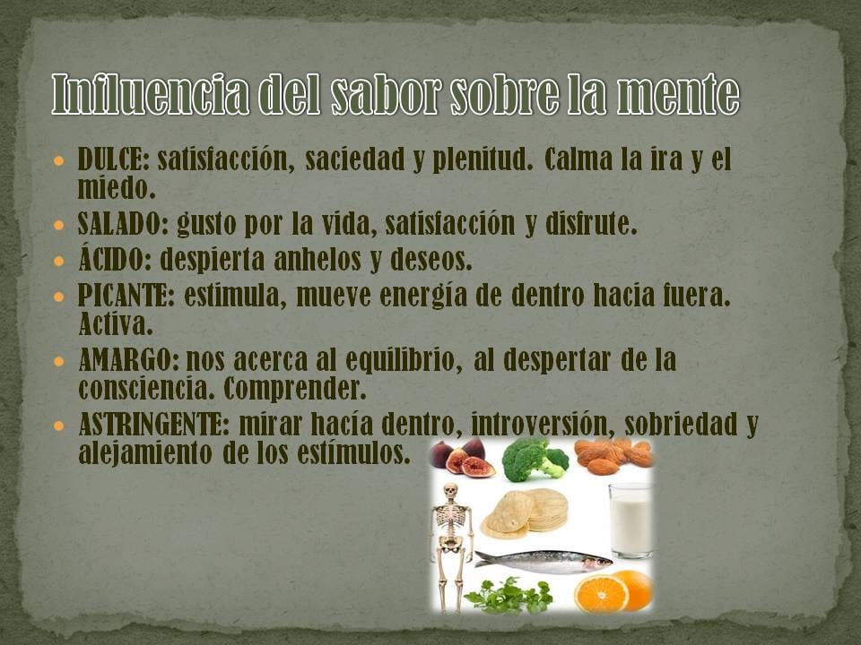 Diapositiva 8 de «Nutrición ayurveda y espiritualidad del alimento»