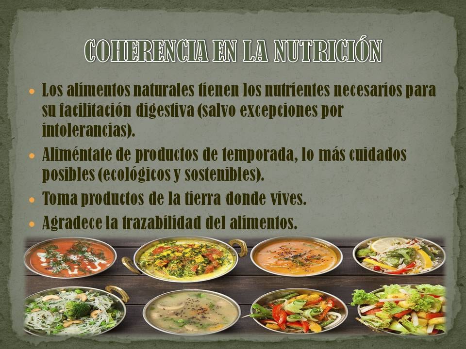 Diapositiva 10 de «Nutrición ayurveda y espiritualidad del alimento»