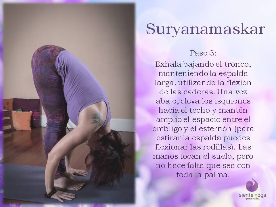 Diapositiva 3 de «Suryanamaskar Saludo al Sol»